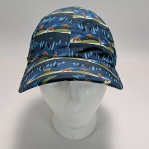 Sprints Bear Print Vented Adjustable Size Running Hat